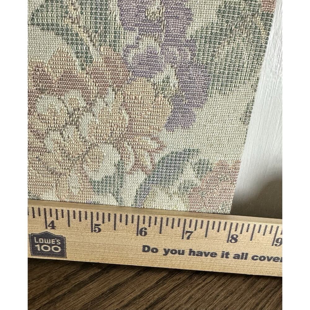 1990s Vintage Fabric Floral Tapestry 3 Book Photo Album Set In Case 30 pics each - Picture 4 of 6
